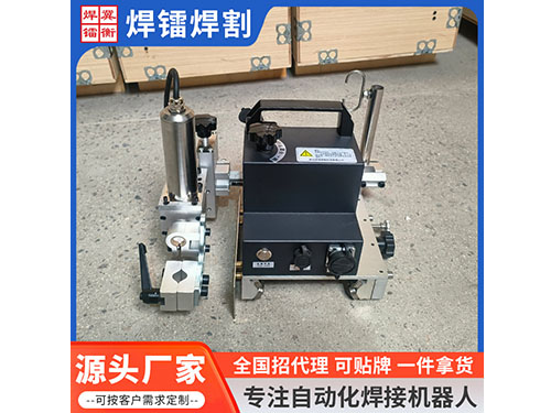 Rg-Ⅲ-Q1-J-B型柔轨式小壁虎焊接机器人爬行管道焊接设备节省人工